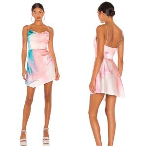 NWT-Retrofete X Revolve Auris Mini Slip Dress Silk